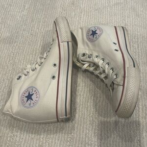 Converse high tops. Wedge heel inside. Size 7.5. Good condition
